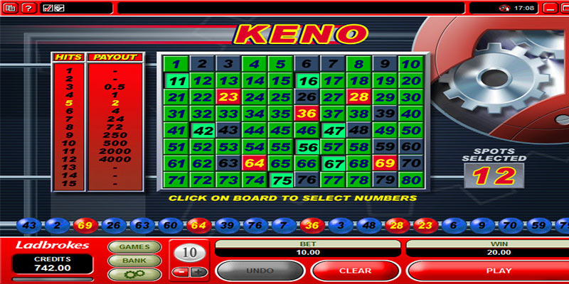 Trò chơi sòng bạc Keno là gì? 